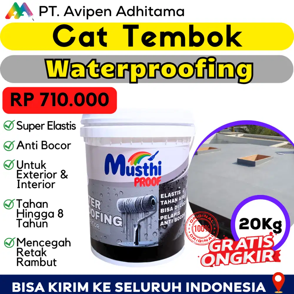 Cat Tembok Anti Bocor 20 Kg Tahan Sampai 8 Tahun Medan