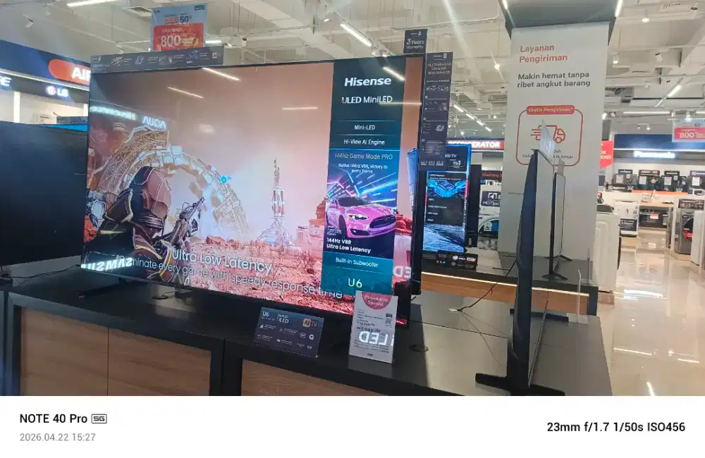 HISENSE MINI LED 75U6Q