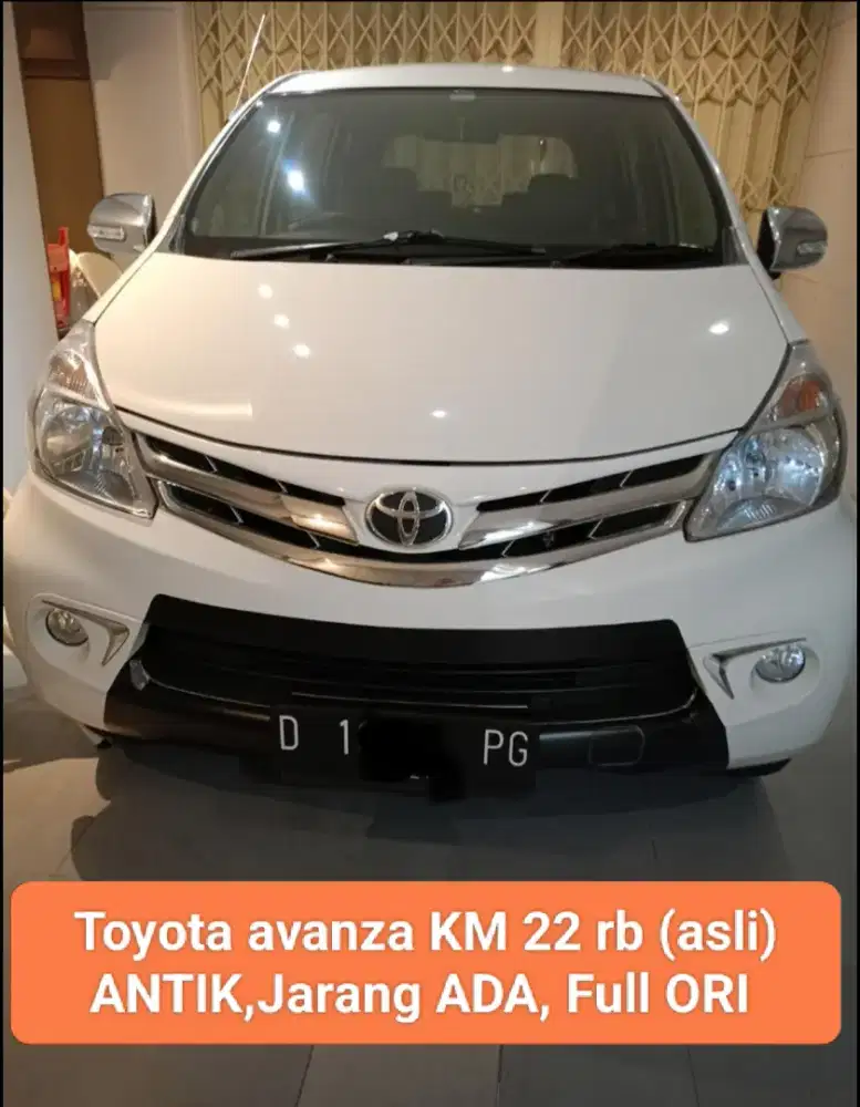 T.Avanza KM 22.000 Antik Full ORI