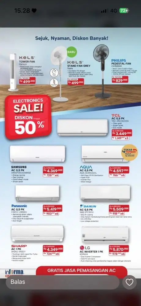 cicilan elektronik dan furniture