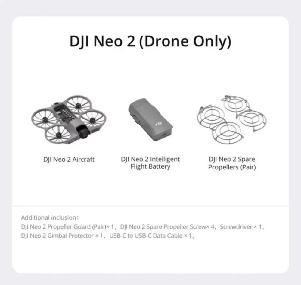 HARGA PAS NET Drone dji neo 2 Copotan fmc BNIB