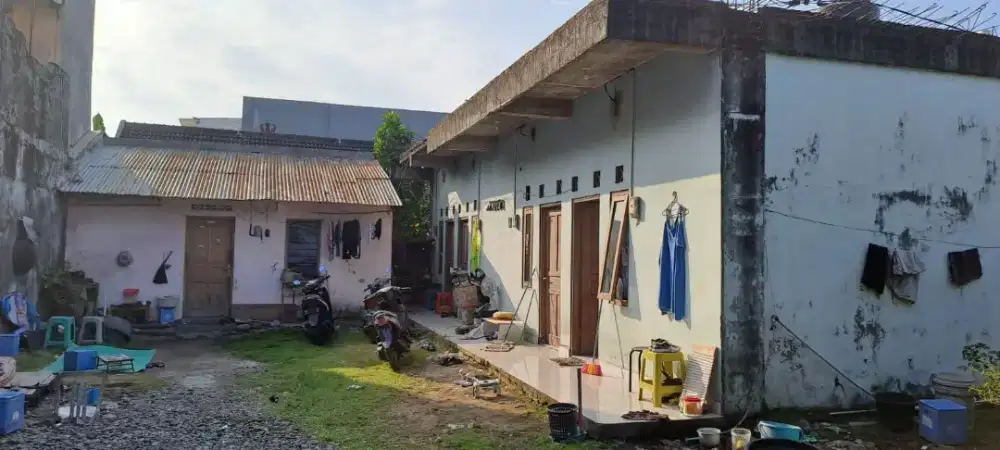 tanah 375 meter + 5 kontrakan