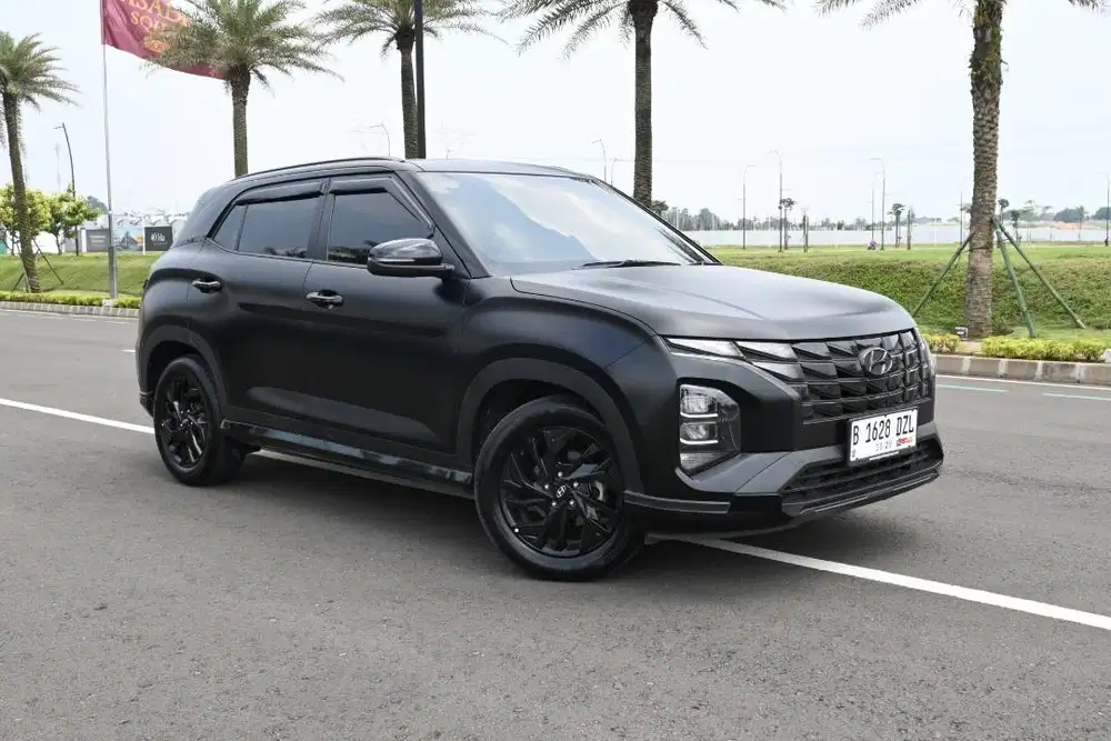 (TDP 25jtan) Hyundai Creta Prime ALpha 2024 Black Matte