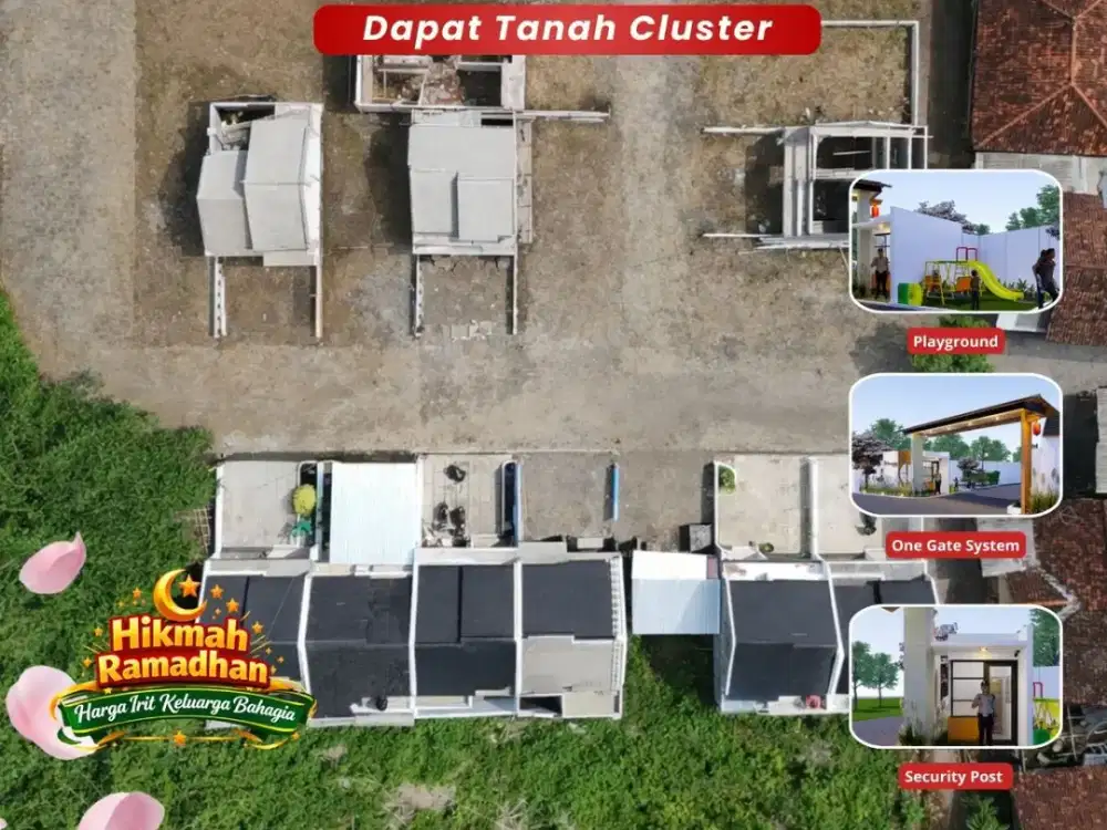 KAVLING 100 JUTAAN JOGJA DALAM CLUSTER SENTOLO COCOK UNTUK BANGUN RUMAH