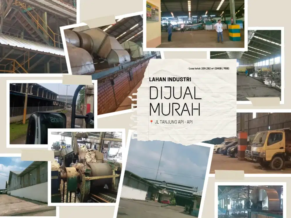 Dijual lahan Industri murah