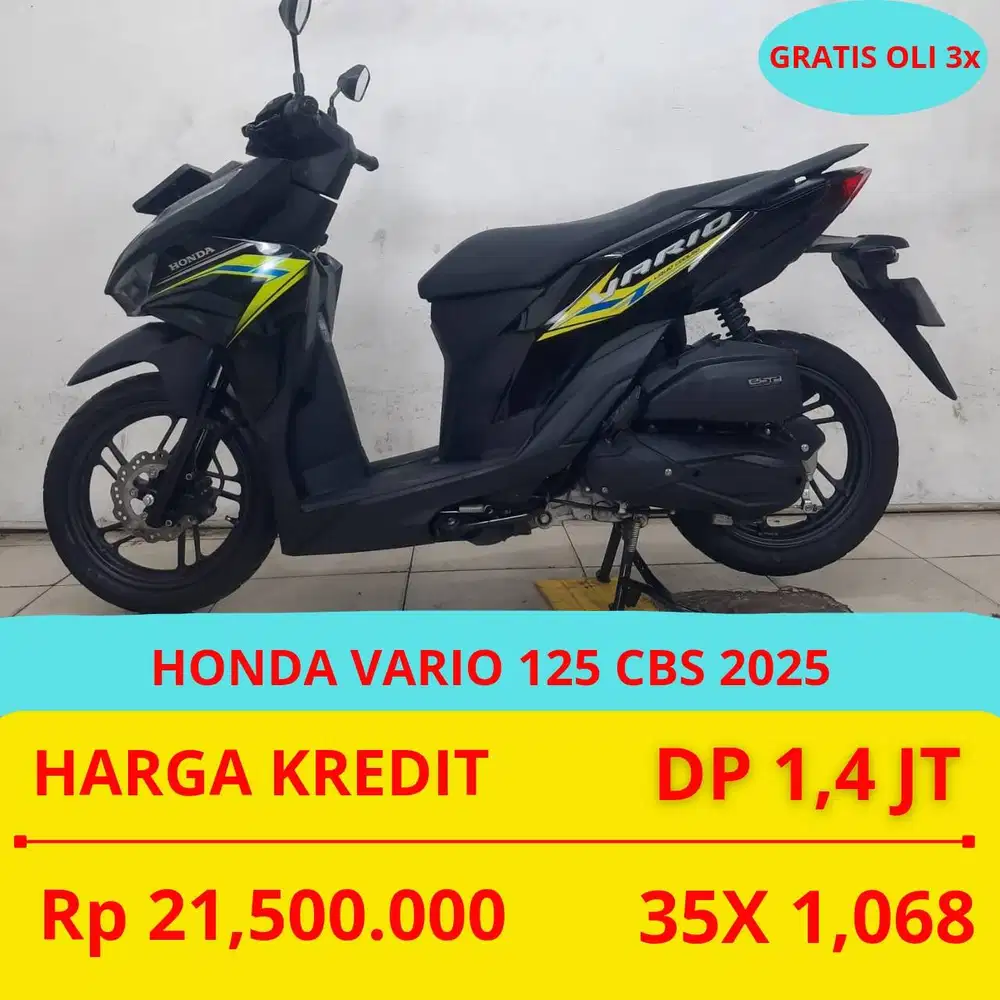 PROMO SUKSES MOTOR HONDA VARIO 125 CBS 2025 DP MURAH 1,4 JT GUYS