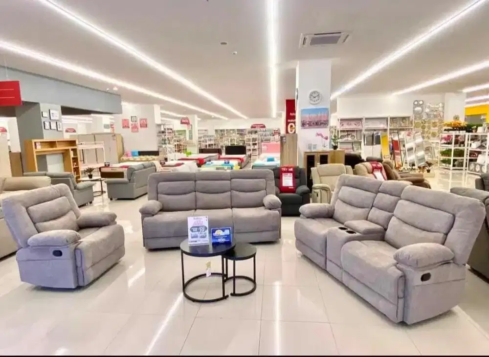 Obral murah sofa set recliner