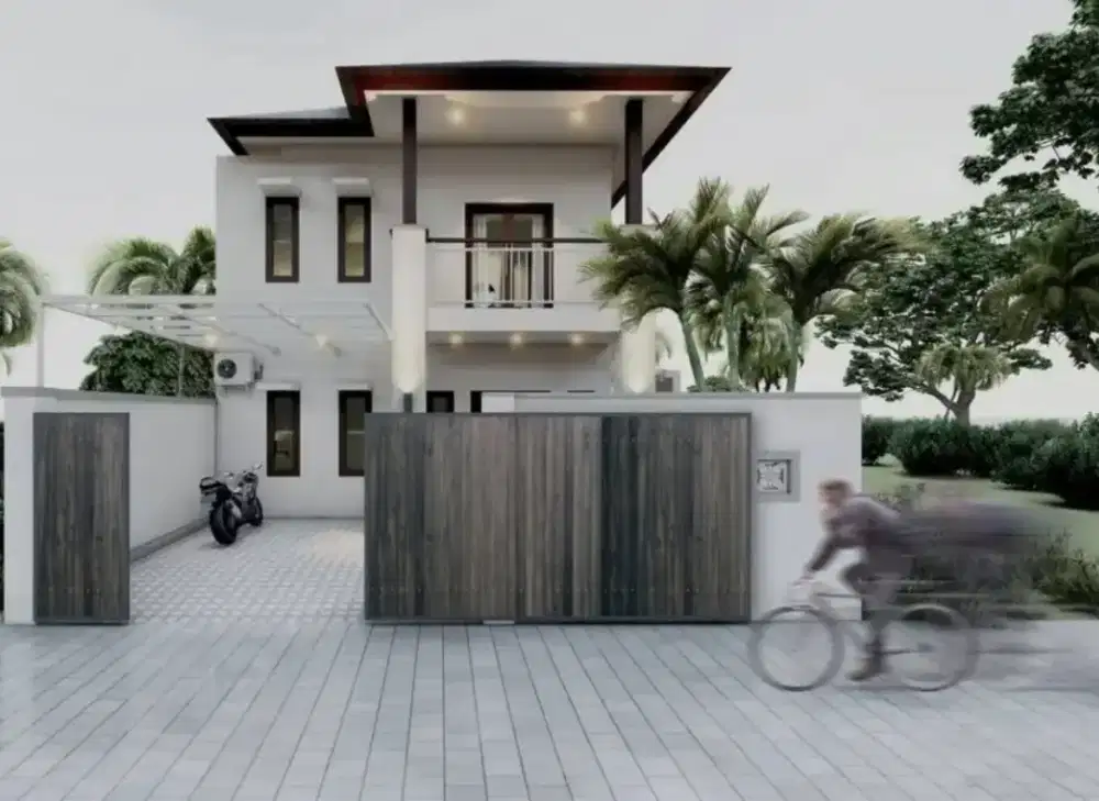 Di jual rumah semi villa