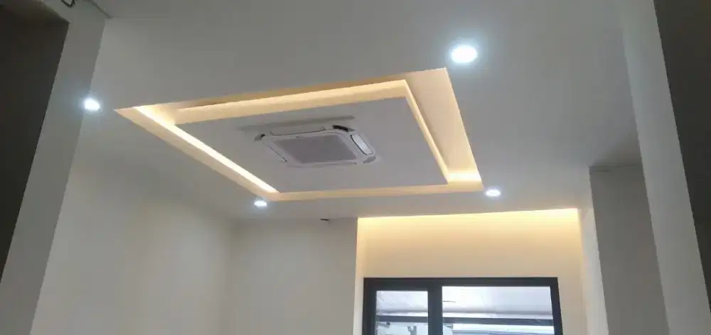 Tukang Pasang Plafon dan Partisi Gypsum. Kontraktor Bangun Rumah Mewah