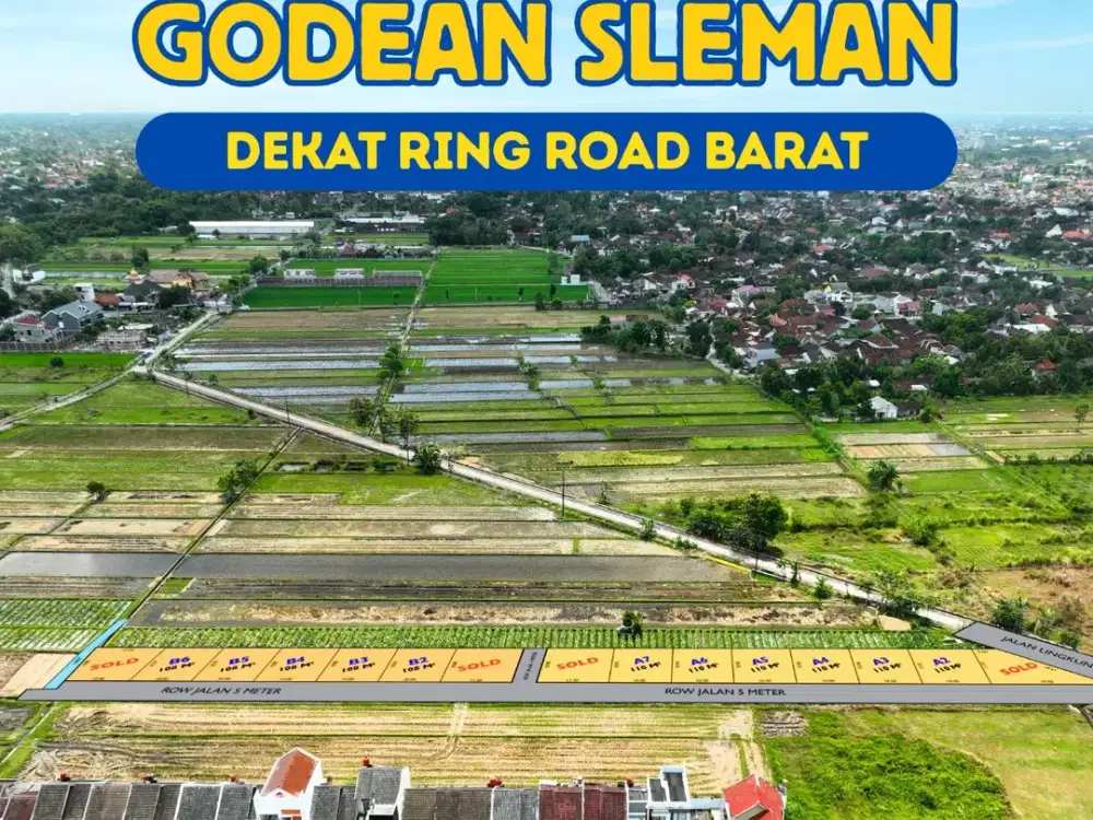 Tanah Sidoarum Strategis Cocok Untuk Hunian Maupun Kost Eksklusif