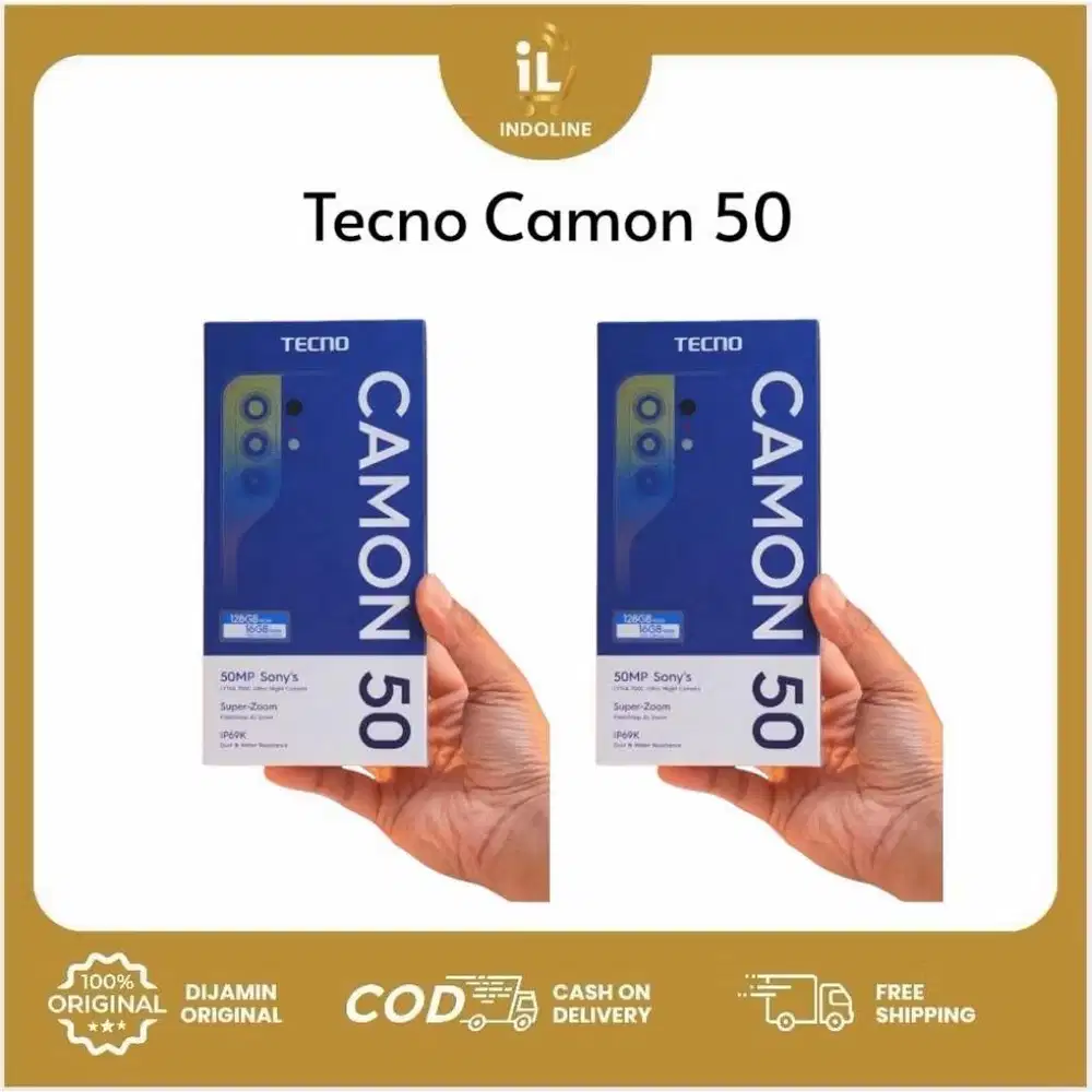 TECNO OFFICIAL STORE CAMON 50 12/256 baru garansi