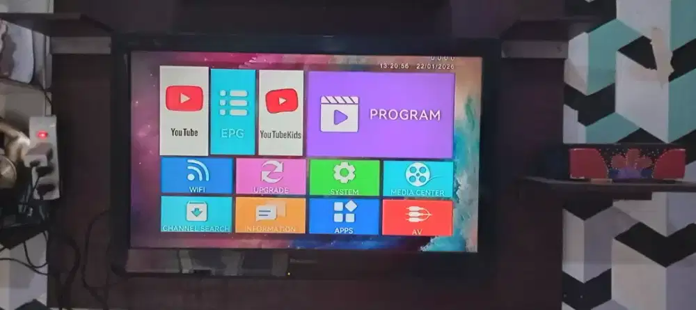 Led tv panasonic 32 inc plus stb