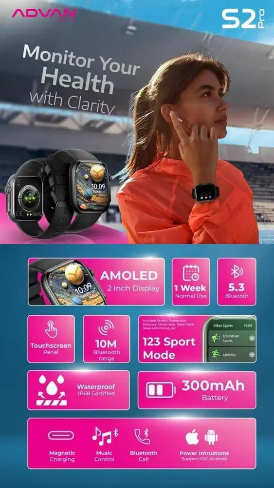 jam tangan advan s2 pro