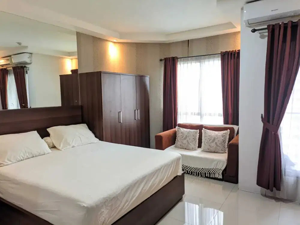 Disewakan studio nyaman bersih apartemen Tamansari Semanggi