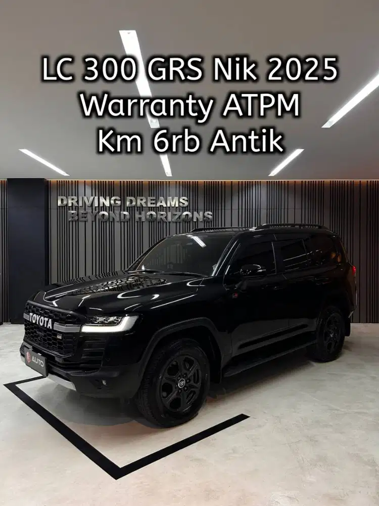Toyota Land Cruiser LC300 GR 2025 Hitam LC 300 Km6rb GRS D1GHR