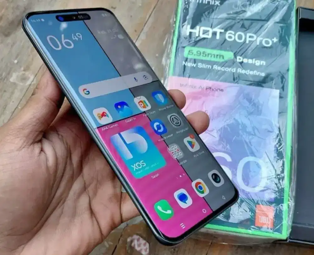 Infinix hot 60 pro plus layar lengkung baru sebulan pake
