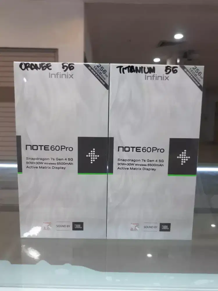 Infinix Note 60 Pro 5G 8/256gb Dan 12/256gb New