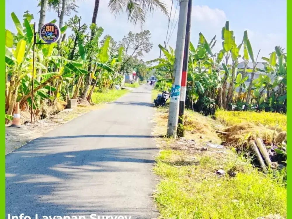 Tanah Jogja 300 Meter dari Jln Kaliurang Sleman Pekarangan