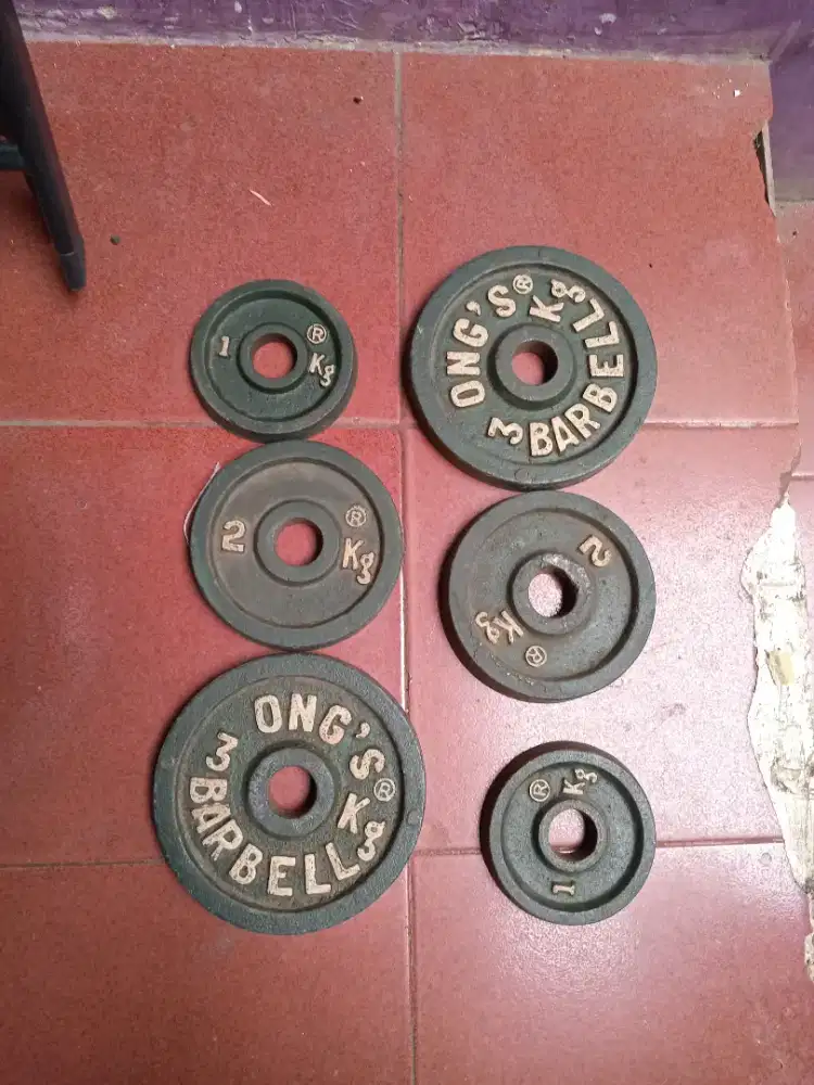 Pelat barbel ongs 12kg