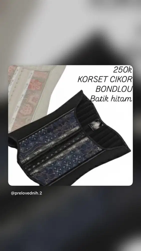 Korset baju dan celana