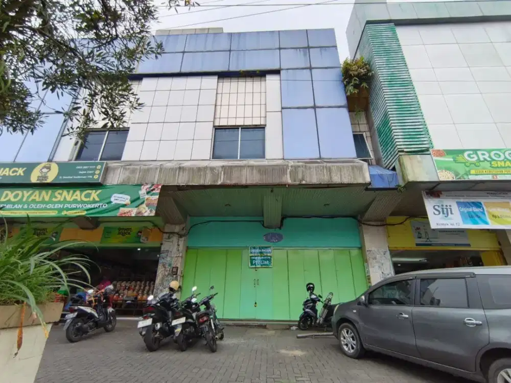 Disewakan Ruko Dikomplek Pasar Wage Lebar 7 Meter Hadap Jl Jendral Sudirman