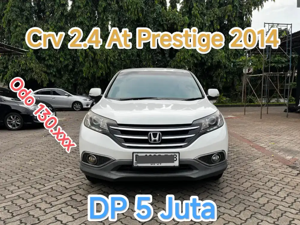 5JT CRV PRESTIGE 2014 AT WHITE EDITION RARE !!