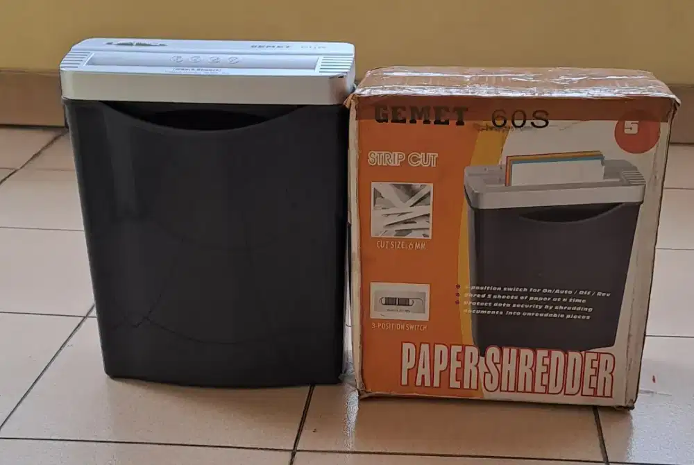 Di jual mesin penghancur kertas