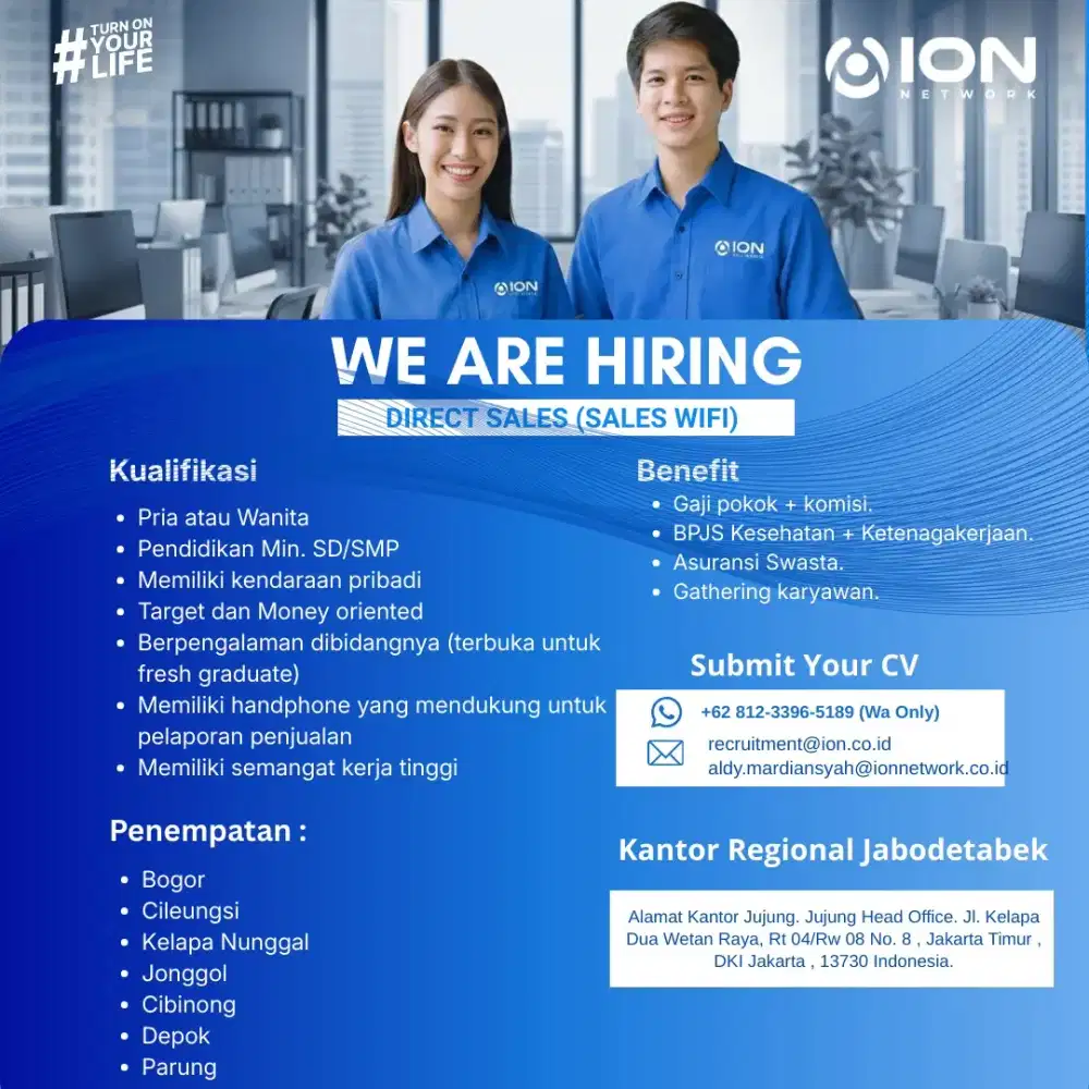 DIBUTUHKAN DIRECT SALES