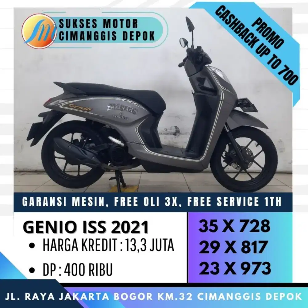 GENIO ISS 2021 BISA CASH KREDIT KARTU KREDIT PAYLATER [SUKSES MOTOR]