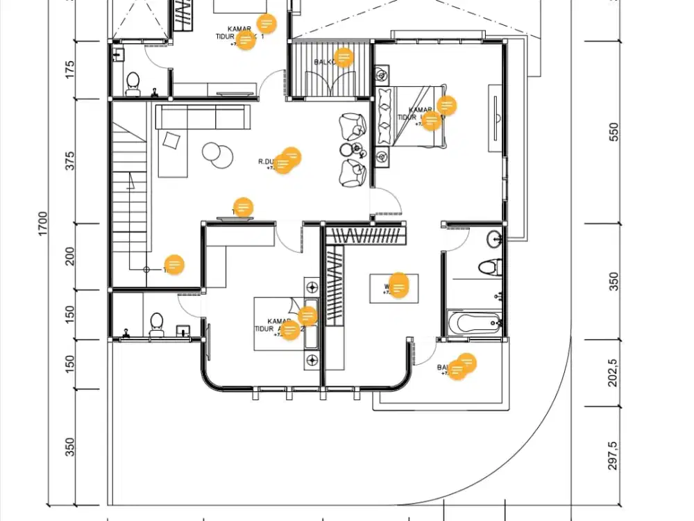 Di jual  Rumah Modern Design  Depan Taman Eminent BSD city