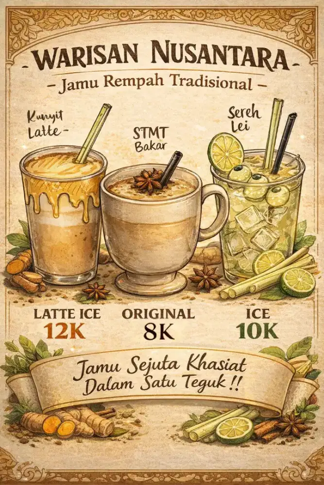 DICARI: PARTNER KERJA MINUMAN REMPAH