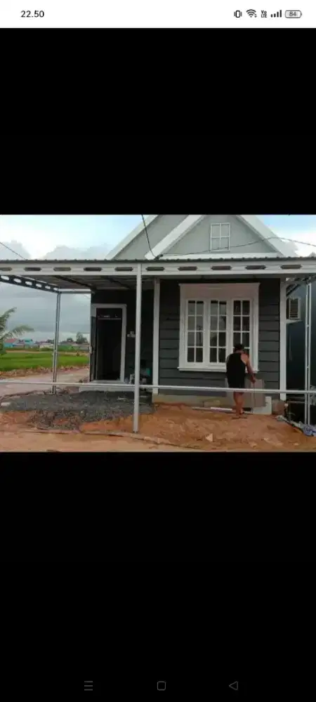 terima pembuatan kanopi dari baja ringan sama bahan