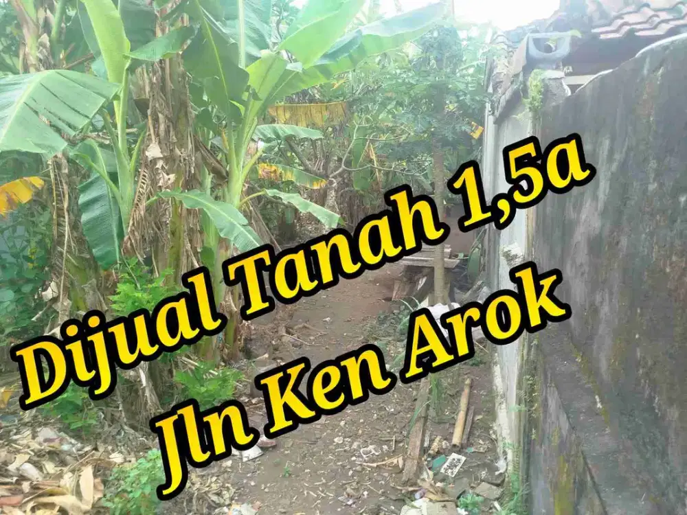 Dijual Tanah 1,5a di Jln Ken Arok A Yani Utara Denpasar Bali