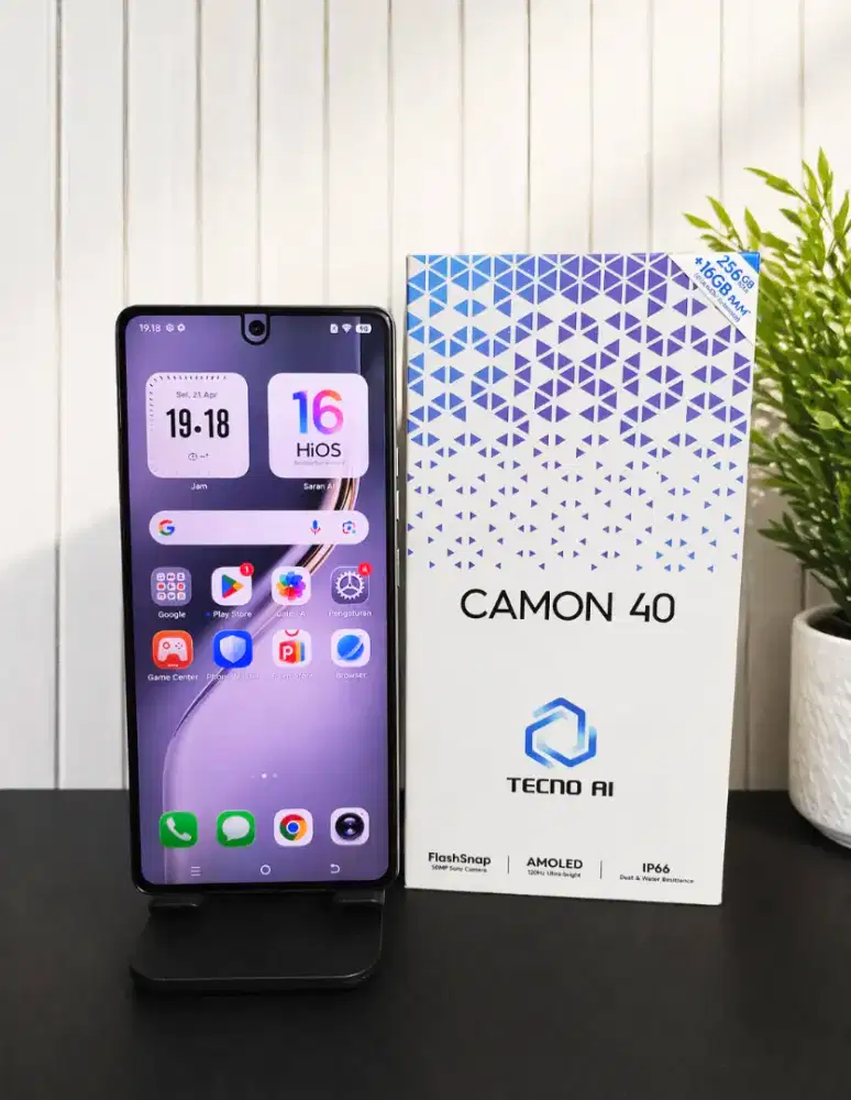 Tecno Camon 40 8/256 Garansi Fullset