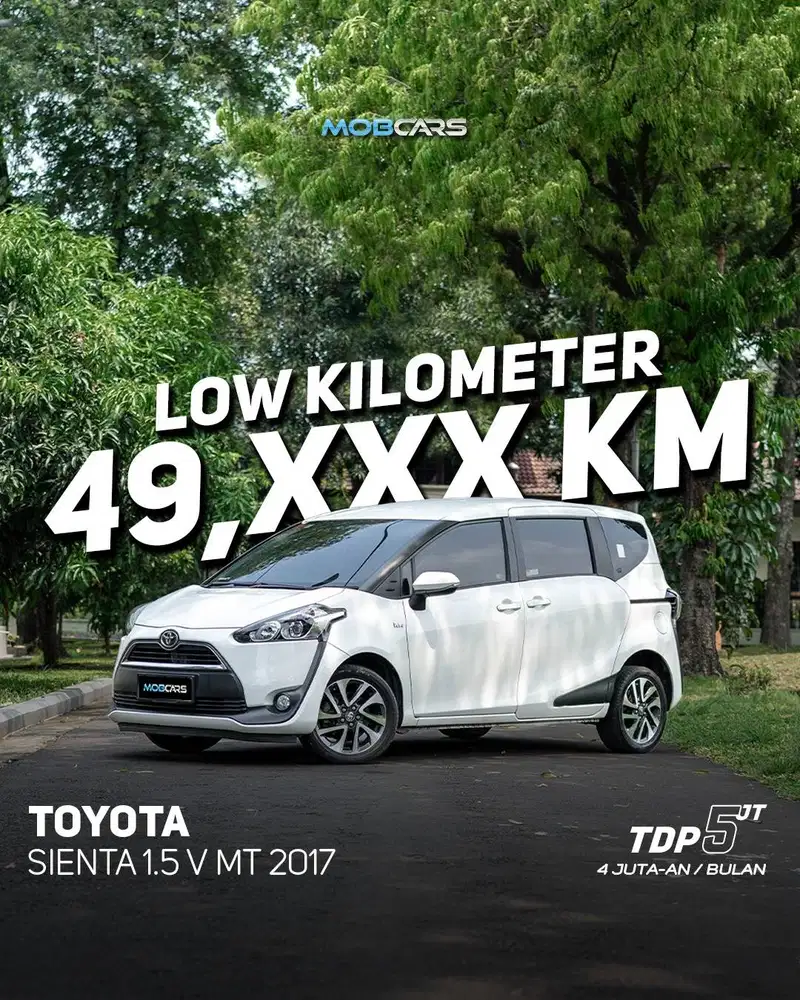TOYOA SIENTA 1.5 V MT 2017 MANUAL PUTIH
