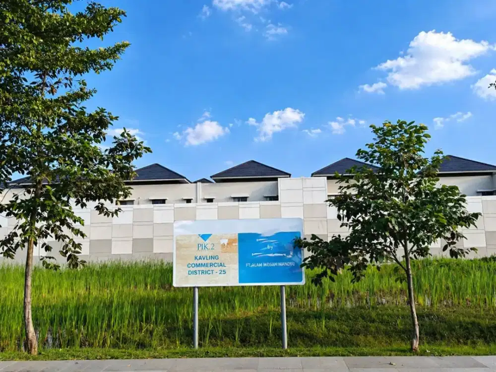 Kavling Komersial Gandeng PIK 2 1050m2 30x35 Strategis Siap Bangun