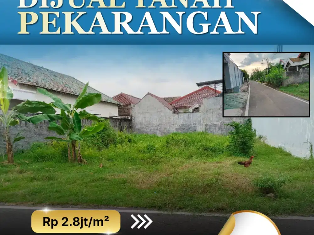 Tanah Pekarangan Tengah Kota Madiun
