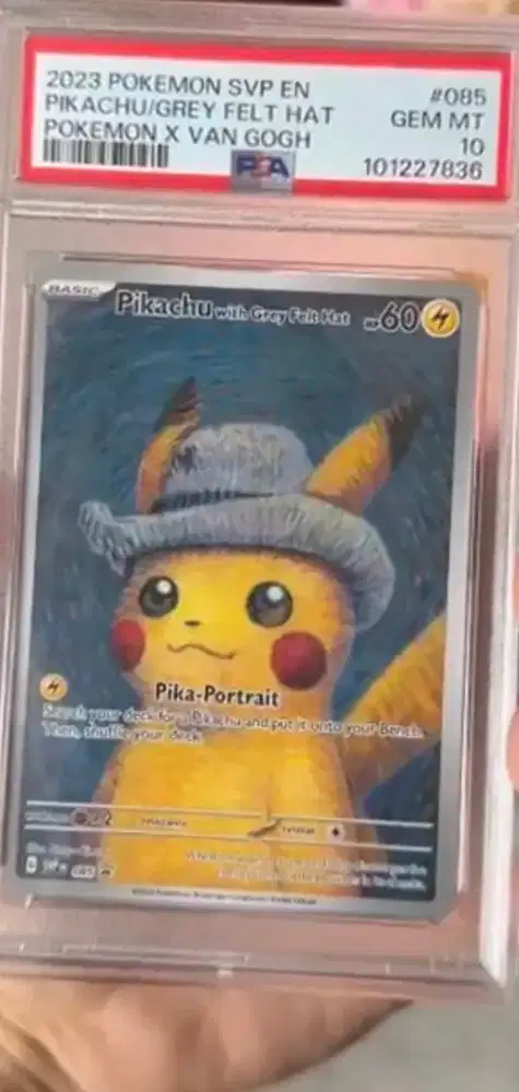 Pikachu x vangogh psa 10