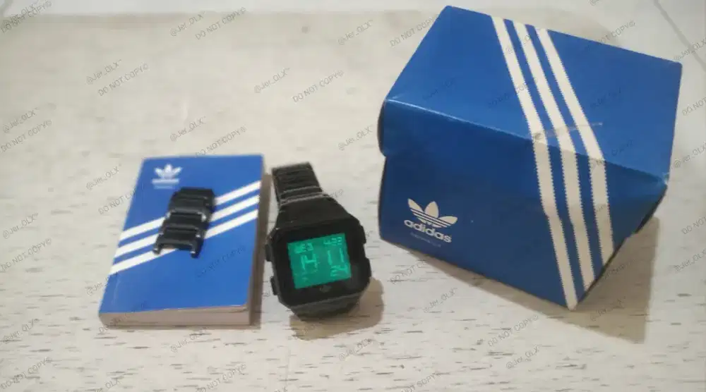 Jam Tangan ADIDAS Chrono Digital Rare Original