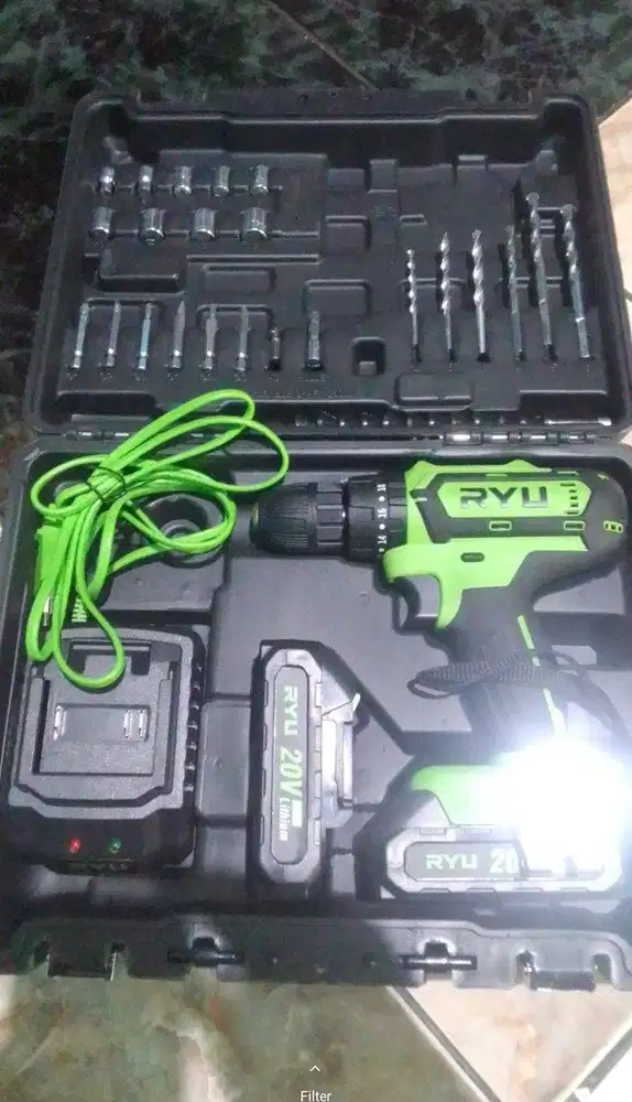 Ryu bor tembok batrey, RCI 20v cordless