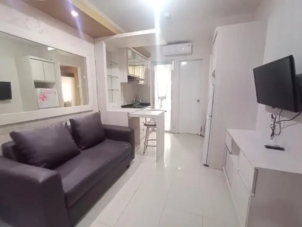 Disewakan apt bassura 2 BR furnish 6 bln diatas mall free ipl