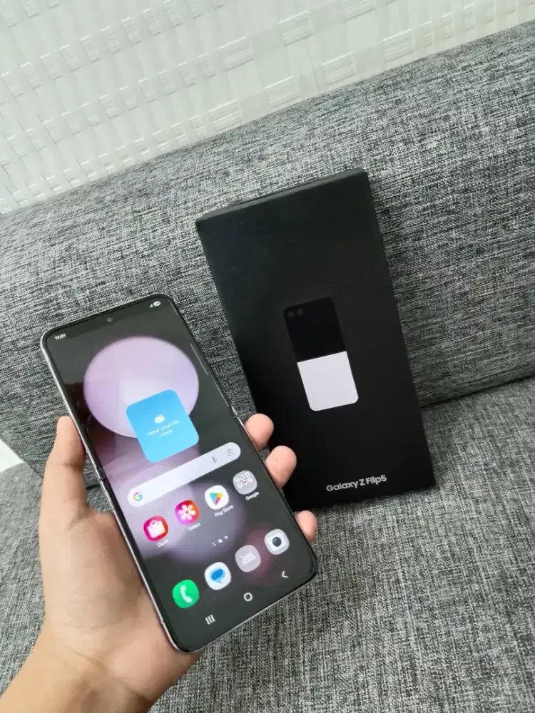 Samsung Z flip 5 8/256 Fulset ori resmi sein no minus