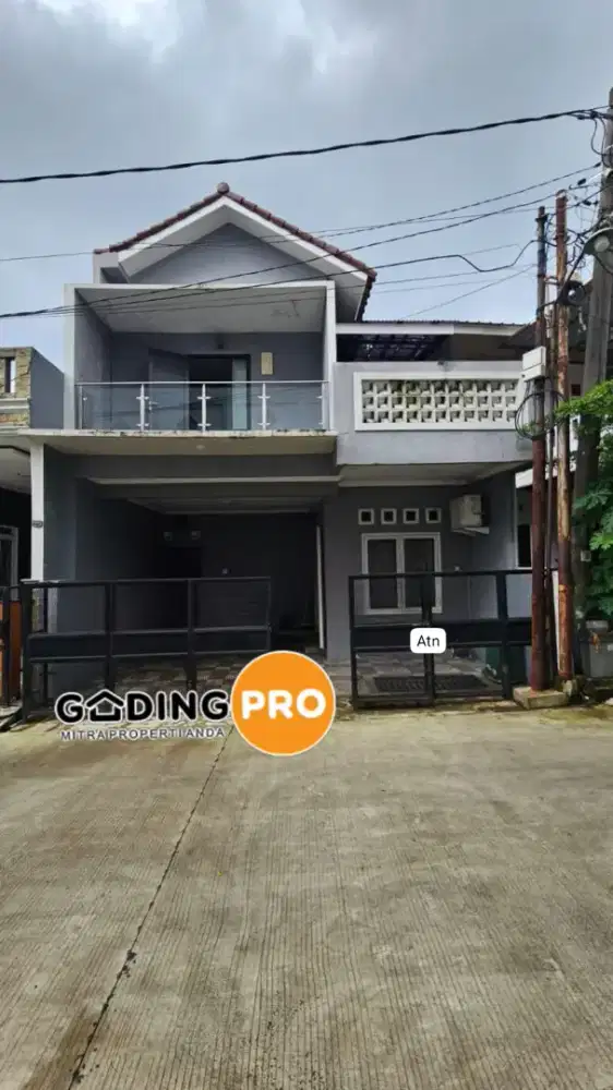 Rumah minimalis modern bebas banjir. Limus Pratama Regency.