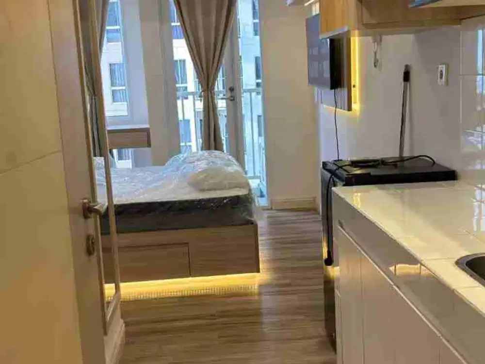 disewakan apartemen tokyo riverside pik 2 studio full furnish