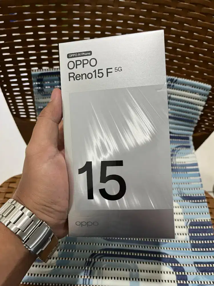 Oppo reno 15F 12/256GB segel ori, garansi 1 tahun