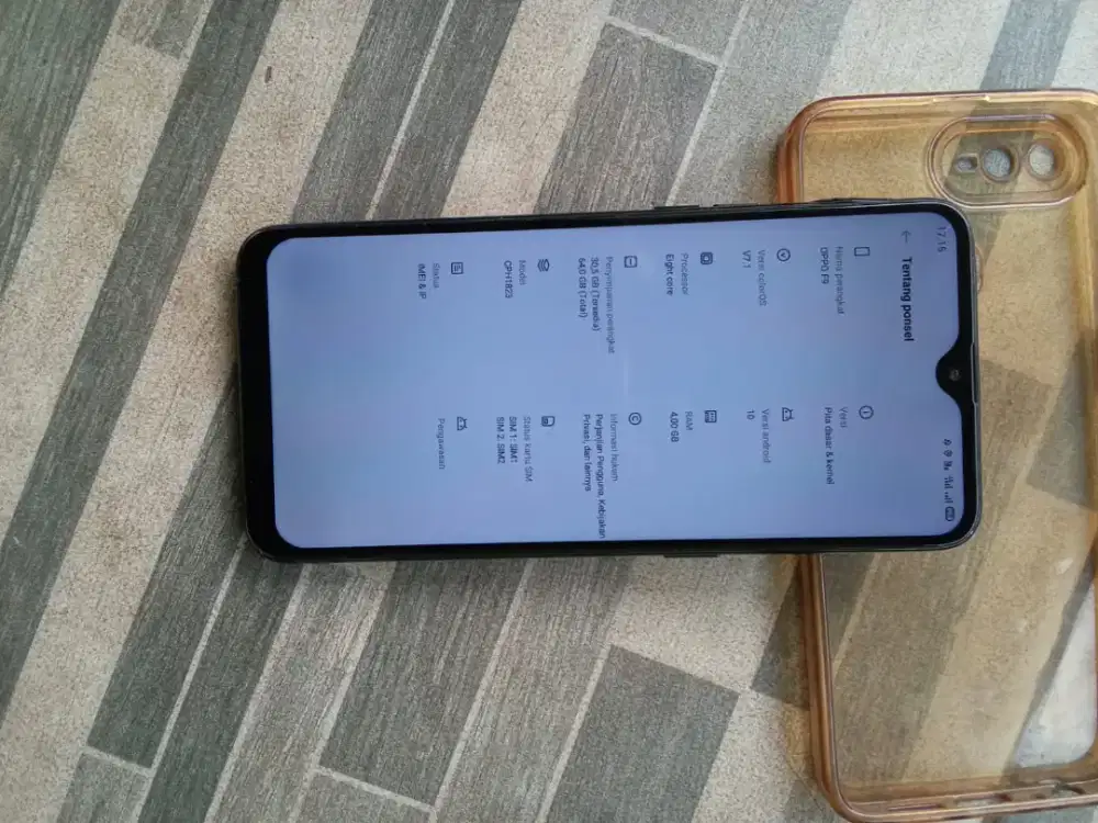 oppo f9 4/64gb hitam