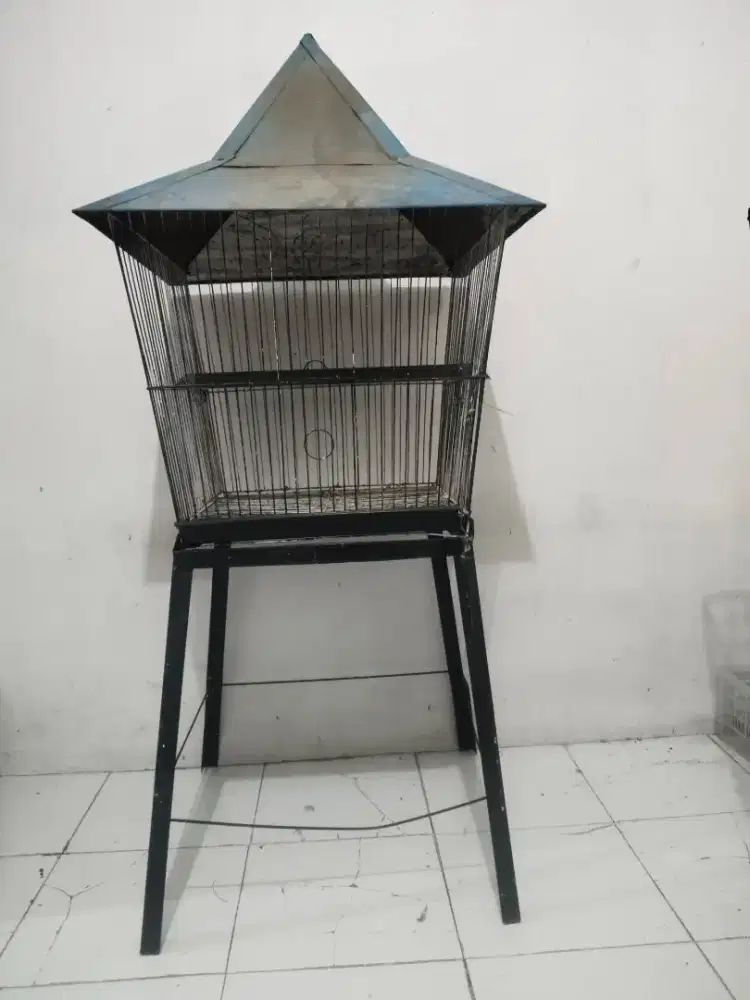 Jual kndang besi masi ok tingal masukkin burung ye aj