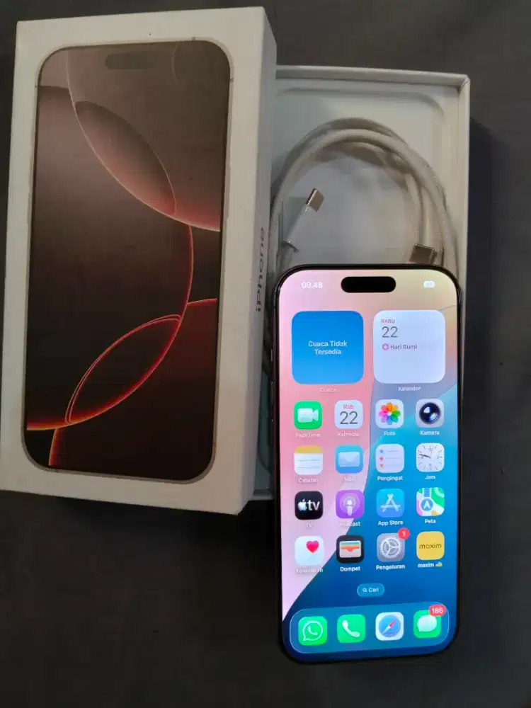 IPhone 16 Pro 128gb inter full sett jarang pakai