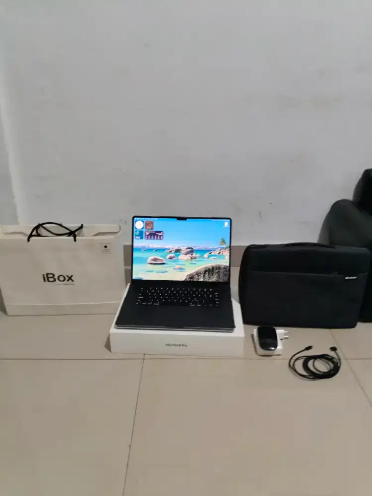 DIJUAL MACBOOK PRO 16 M3 PRO — FULLSET RESMI iBOX