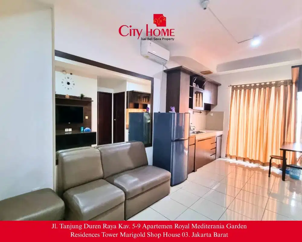 DIJUAL CEPAT – Apartemen 2BR Full Furnished Siap Huni!